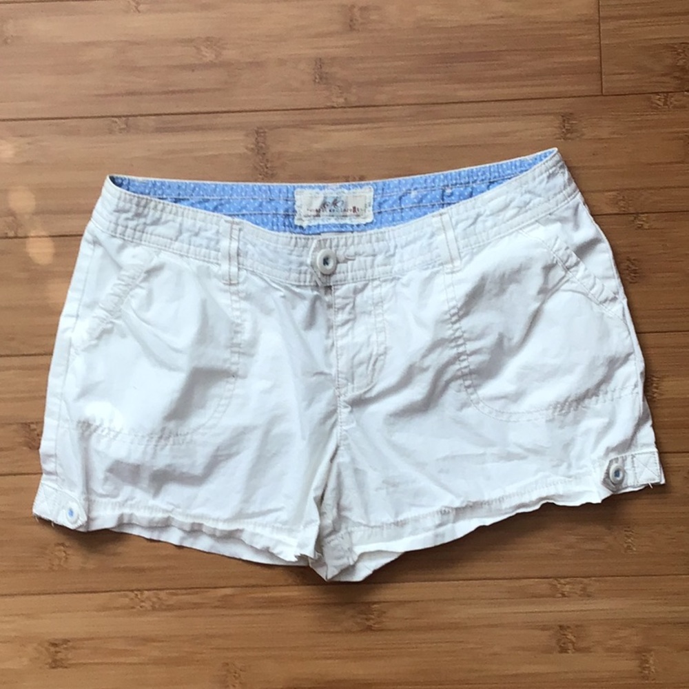 SO White Lightweight Cotton Shorts Size 5